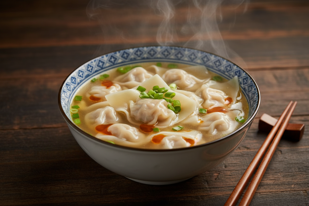 Shanghai Vege Pork Wontons