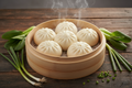 Steamed Vegetable Pork Buns